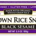 Edward & Sons Brown Rice Snaps, Gluten Free Black Sesame - 3.5 oz - Image 1