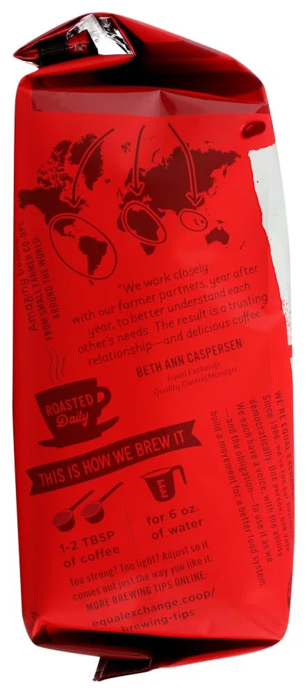 Equal Exchange Organic French Roast Whole Bean Coffee - 10 oz