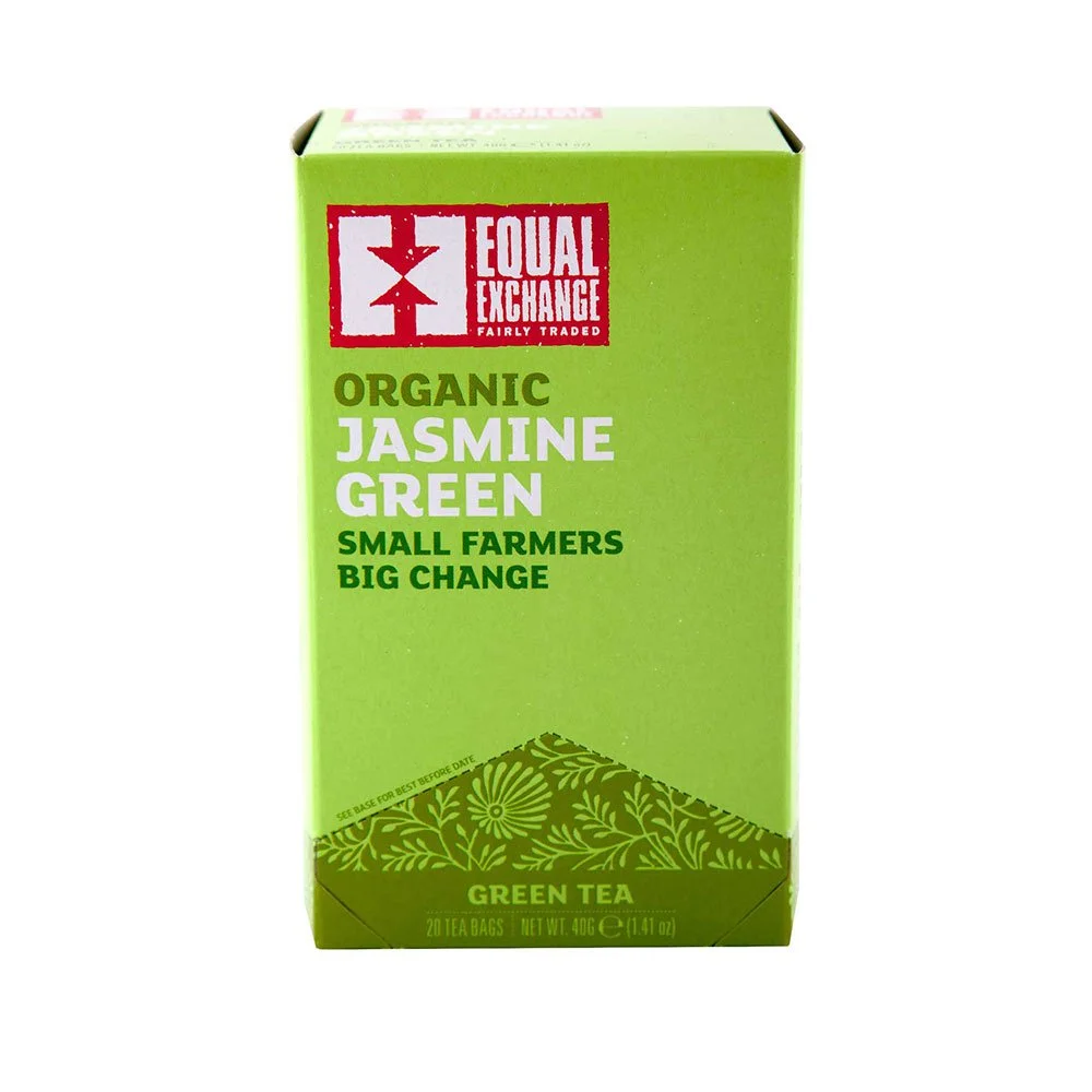 Equal Exchange Organic Jasmine Green Tea - 20 Tea Bags