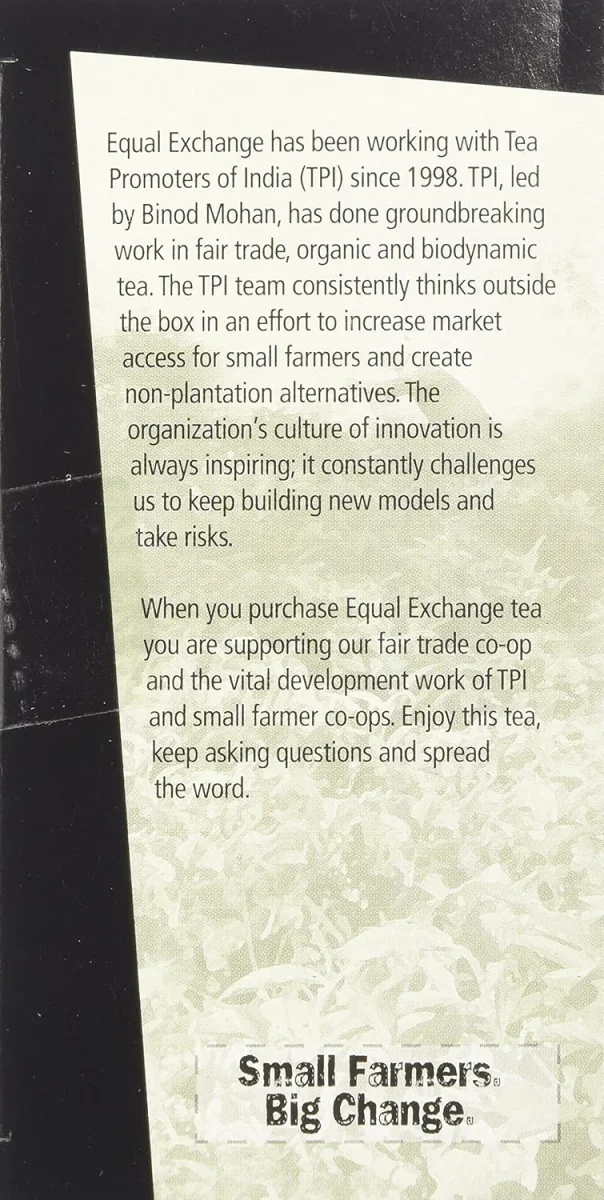 Equal Exchange Organic Green Tea - 20 Tea Bags