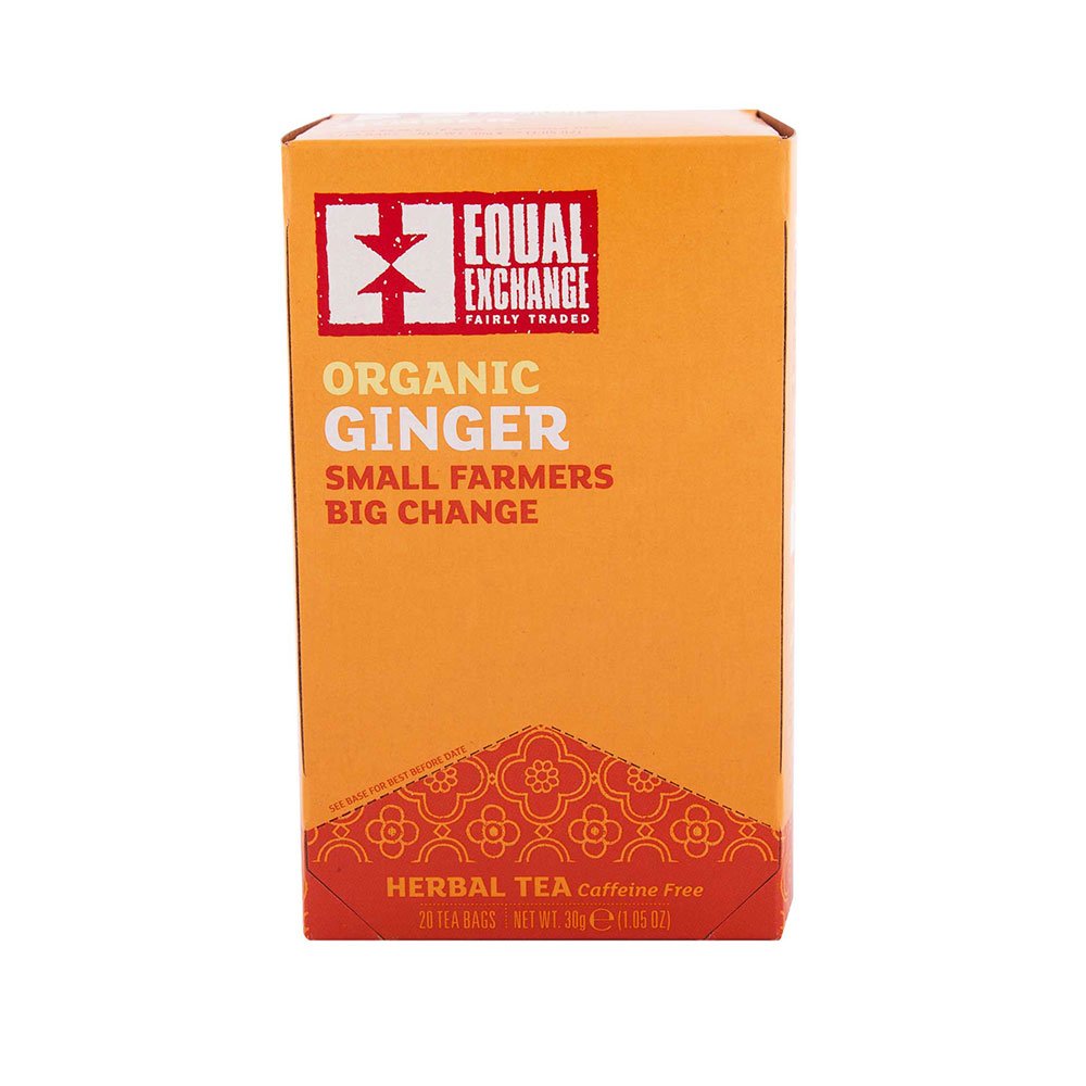 Equal Exchange Organic Ginger Herbal Tea, Caffeine Free - 20 Tea Bags