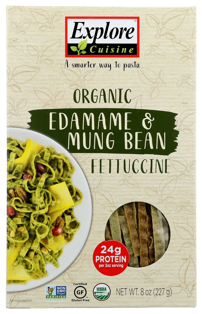Explore Cuisine Organic Edamame & Mung Bean Fettuccine - 8 oz