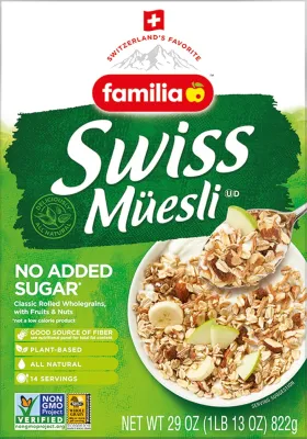 Familia Non-GMO All Natural No Sugar Added Swiss Muesli - 29 oz