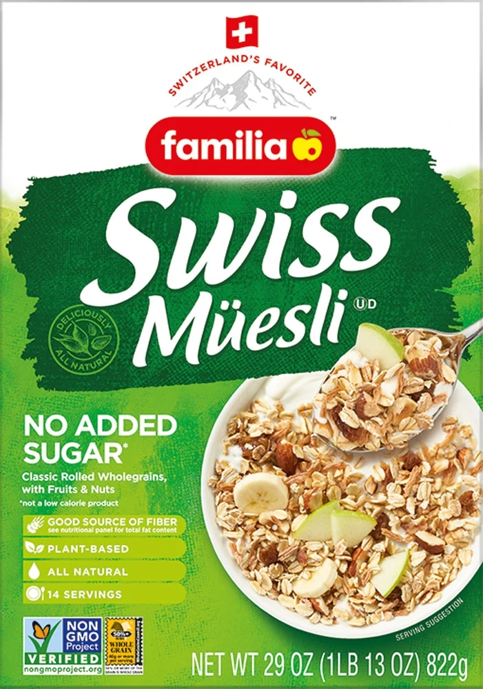 Familia Non-GMO All Natural No Sugar Added Swiss Muesli - 29 oz