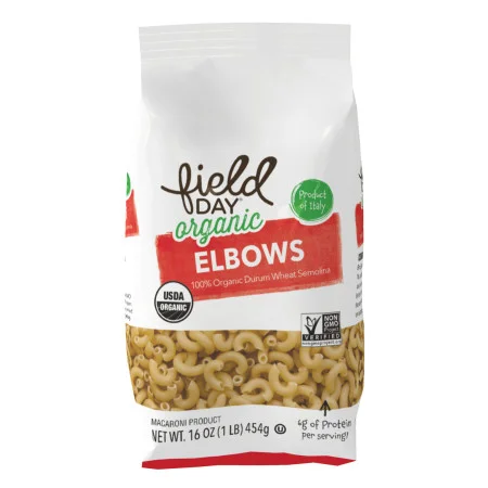 Field Day Organic Traditional Elbow Macaroni - 16 oz
