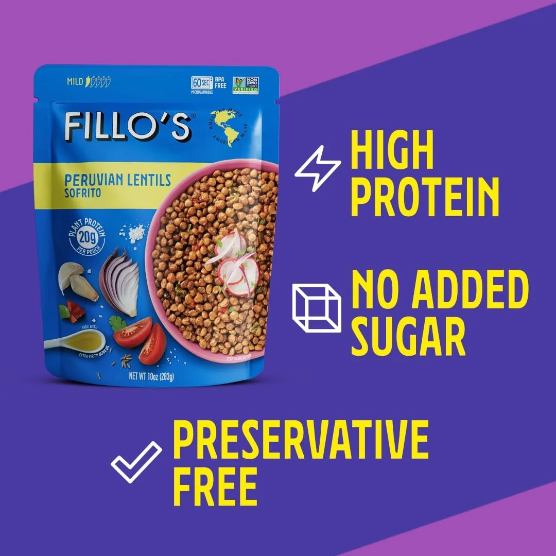 Fillo's Beans and Sofrito, Peruvian Lentils - 10 oz