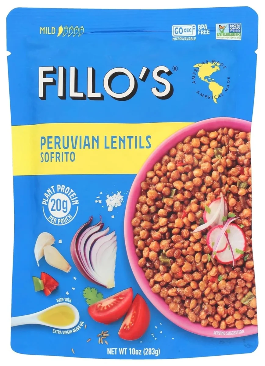 Fillo's Beans and Sofrito, Peruvian Lentils - 10 oz
