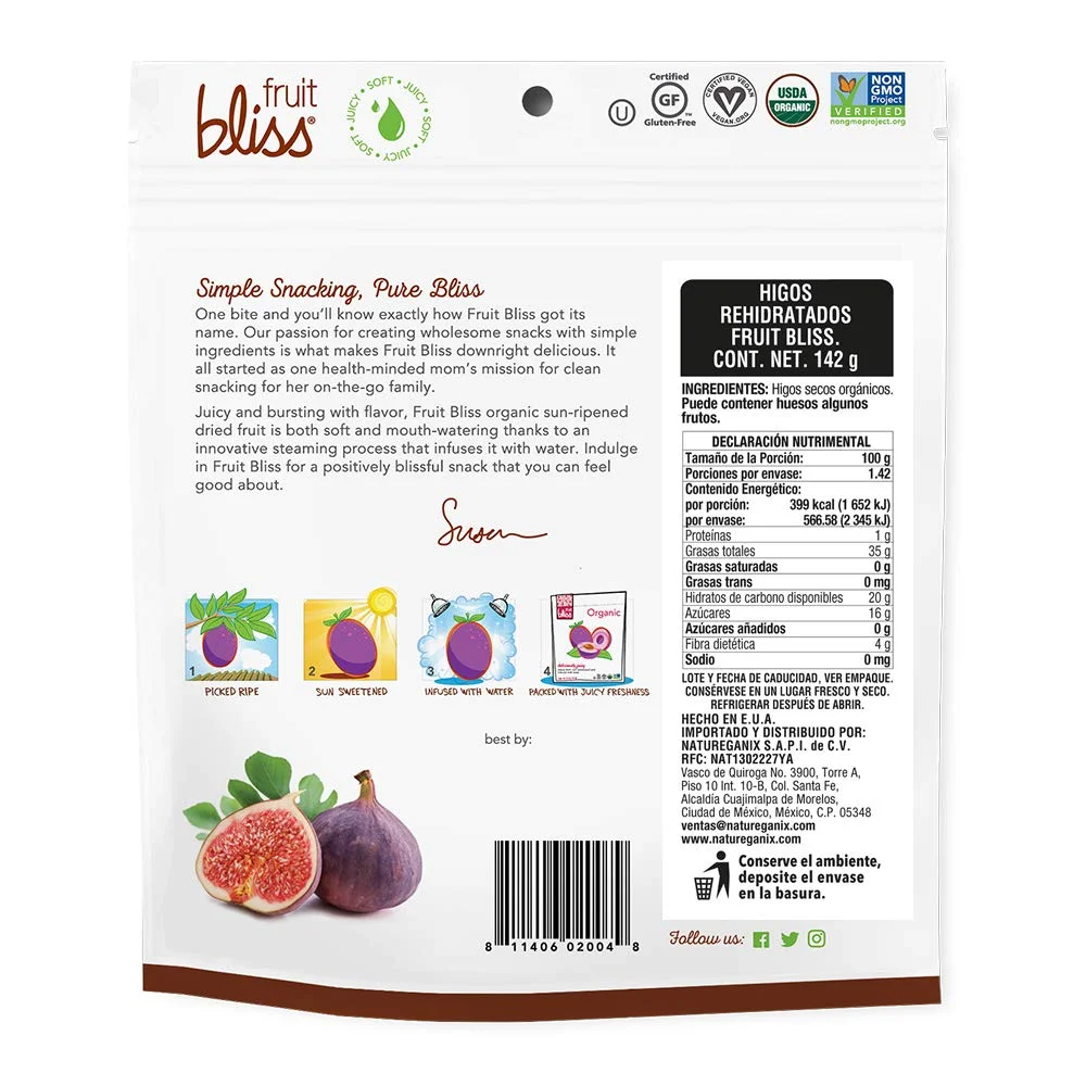 Fruit Bliss Organic Turkish Figs - 5 oz