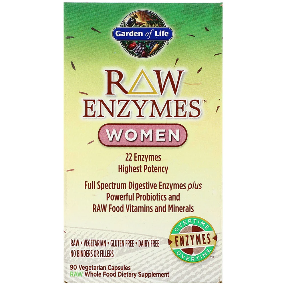 Garden of Life RAW Enzymes Women - 90 Vegetarian Capsules
