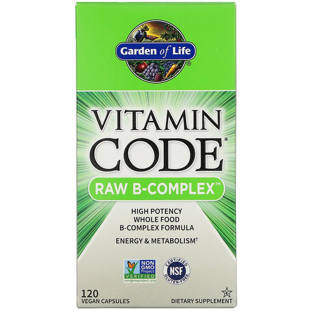 Garden of Life Vitamin Code RAW B-Complex - 120 Vegan Capsules