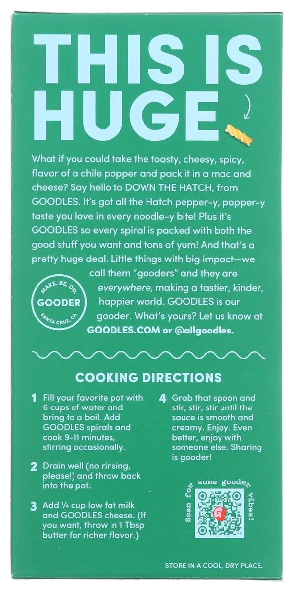 Goodles Down the Hatch Mac & Cheese - 5.25 oz