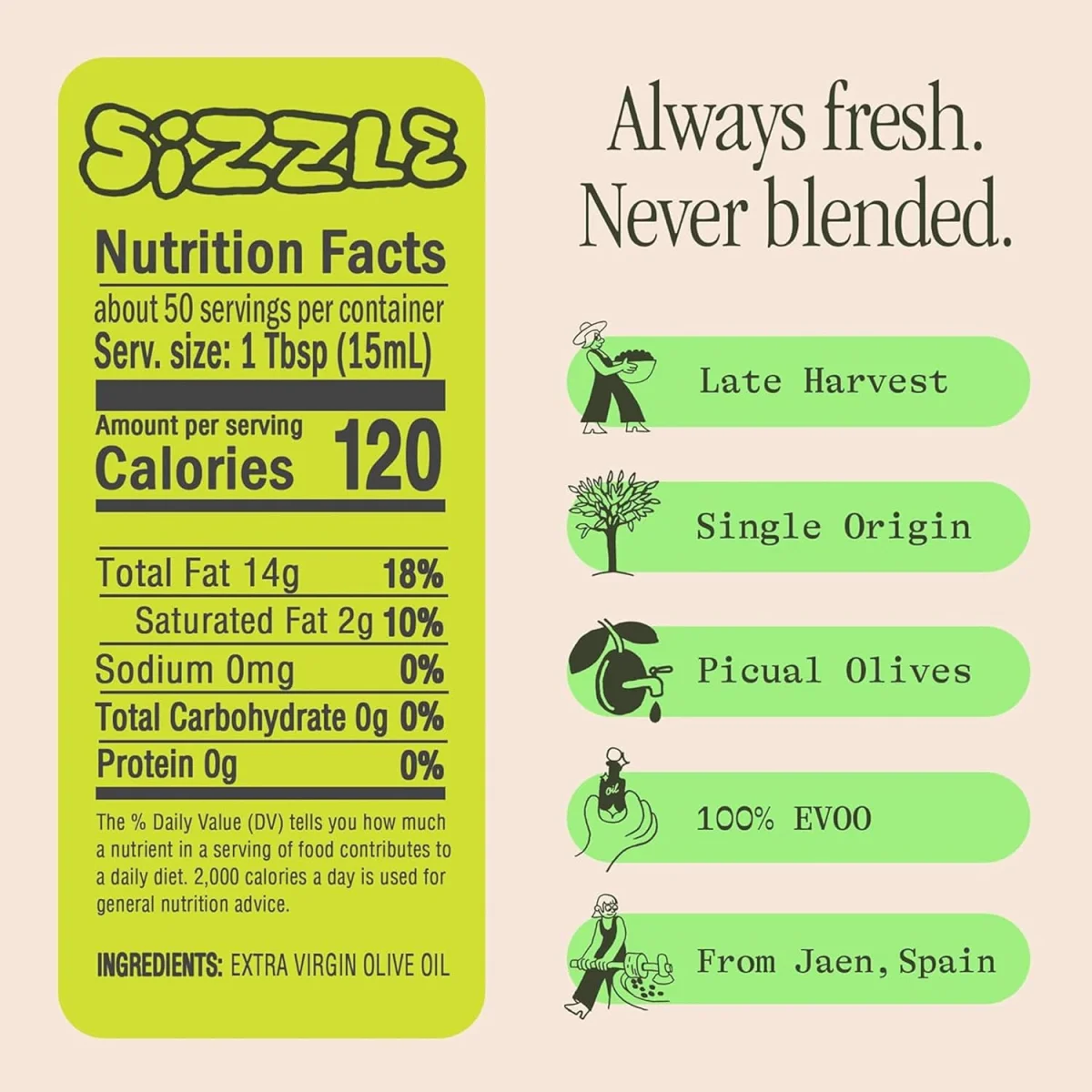 Graza Sizzle Extra Virgin Olive Oil - 25.3 fl oz