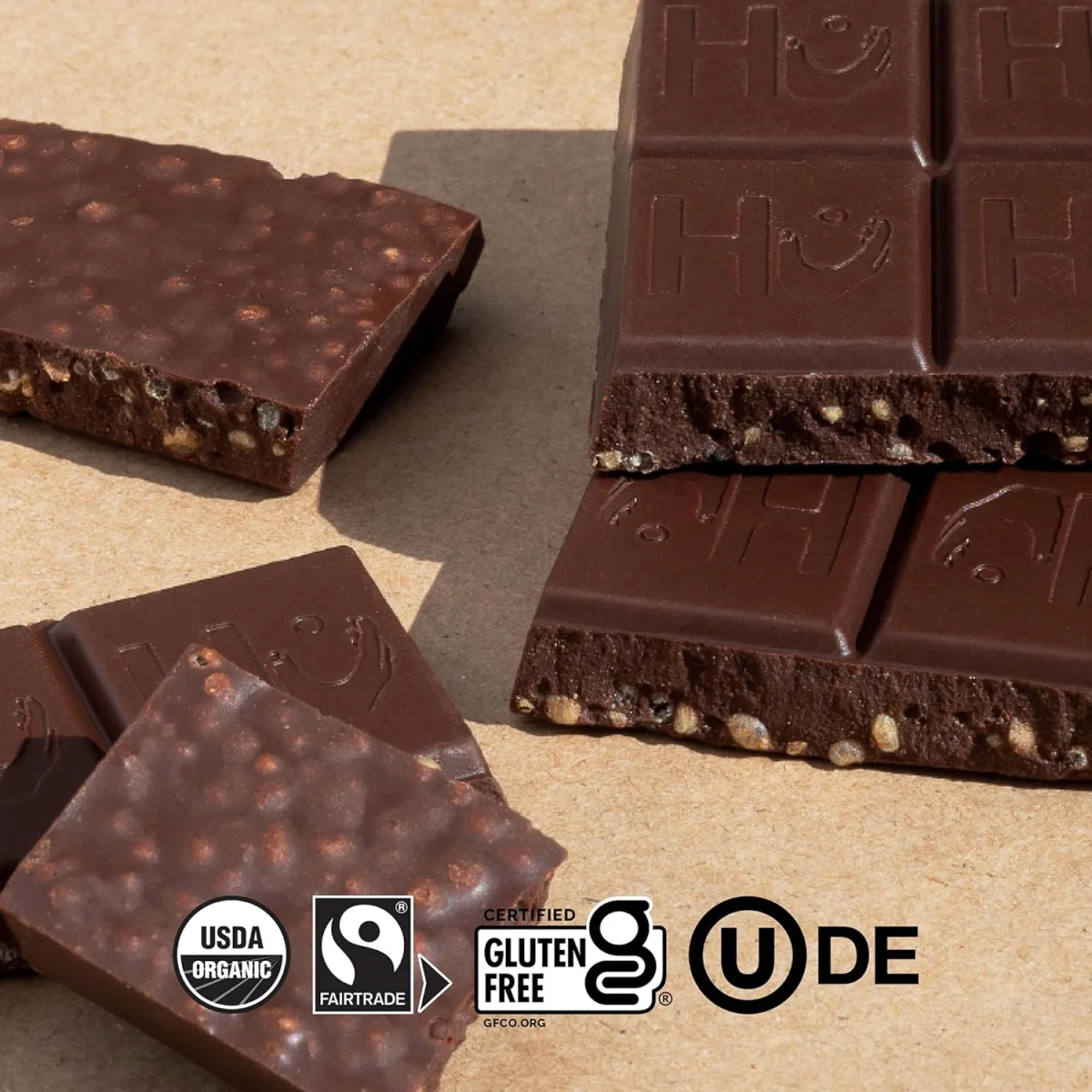 Hu Vanilla Crunch Dark Chocolate Bar - 2.1 oz