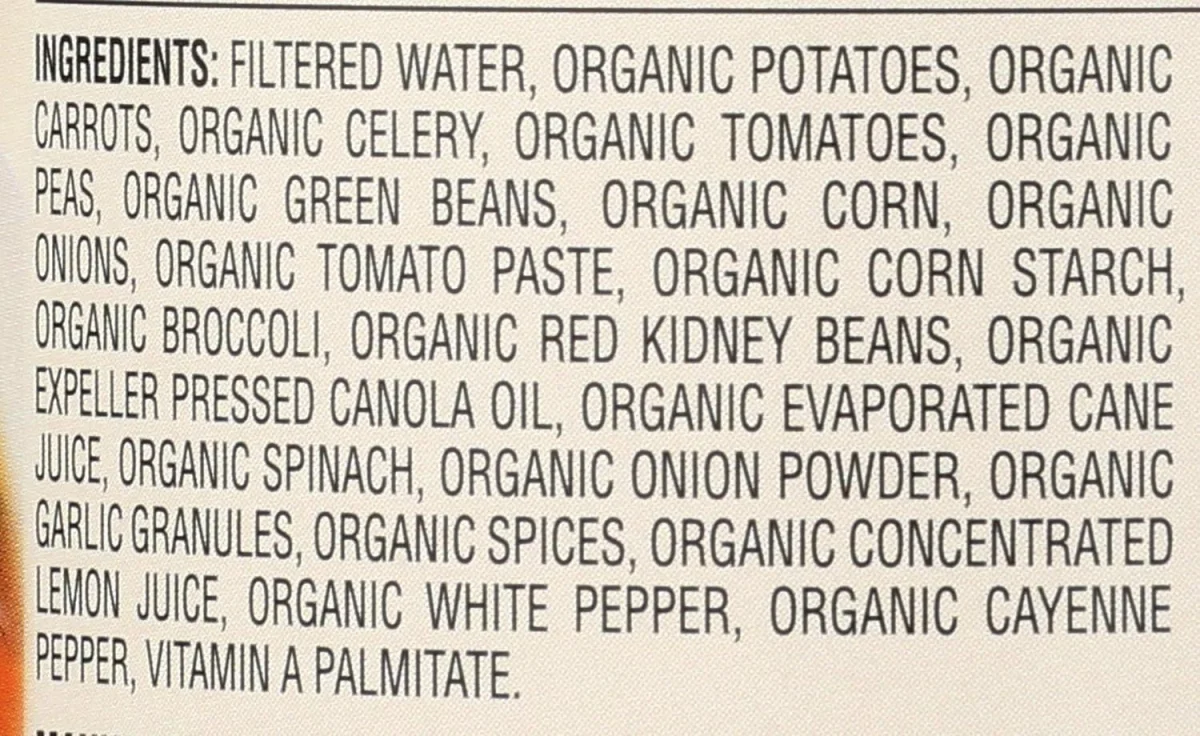 Health Valley Organic No Salt Added Vegetable Soup - 15 fl oz