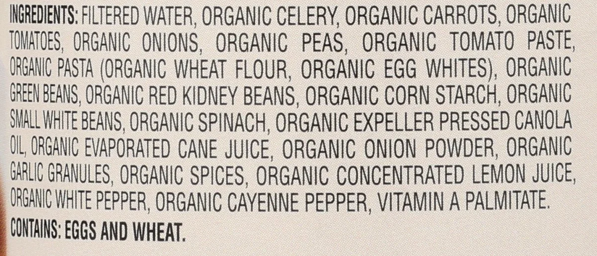 Health Valley Organic No Salt Added Minestrone Soup - 15 oz