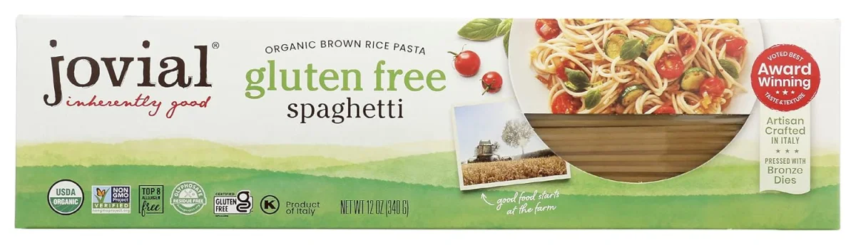 Jovial Gluten Free Organic Brown Rice Spaghetti - 12 oz