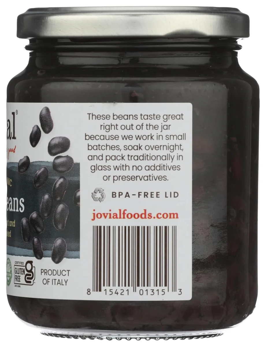 Jovial Organic Black Beans - 13 oz