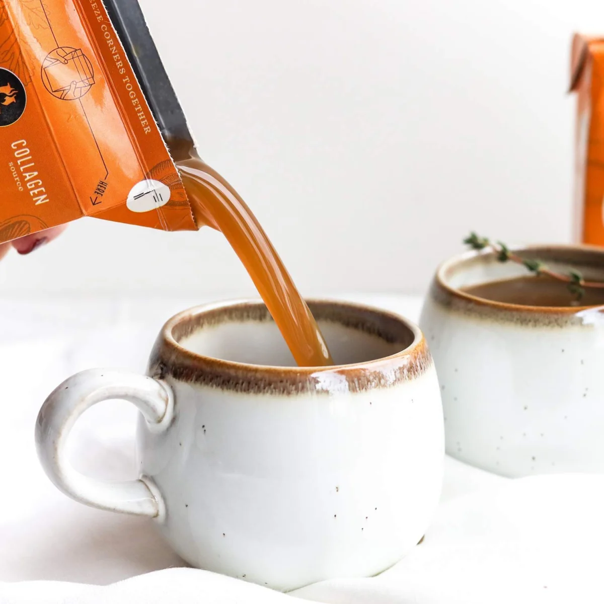 Kettle & Fire Mushroom Chicken Bone Broth - 16.2 oz