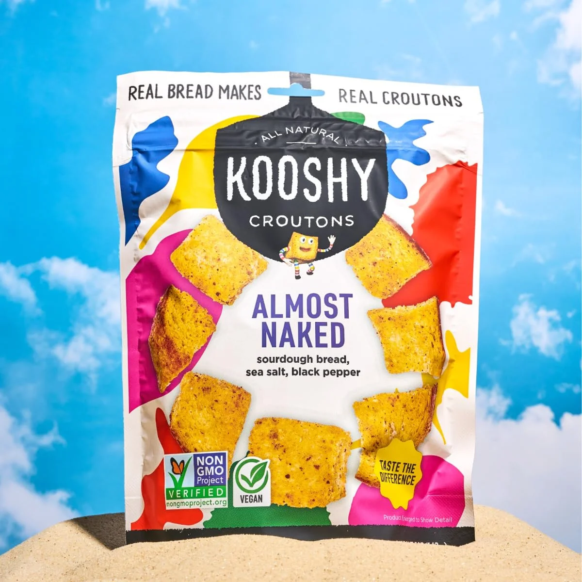 Kooshy Croutons Non-GMO, Almost Naked - 5 oz