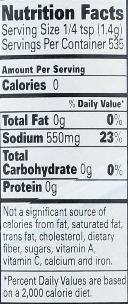 La Baleine Sea Salt Fine Crystals Canister - 26.5 oz