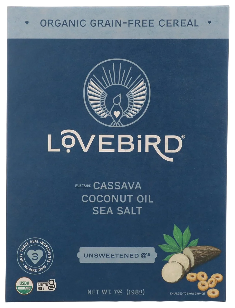 Lovebird Cereal Organic Grain Free Unsweetened - 7 oz