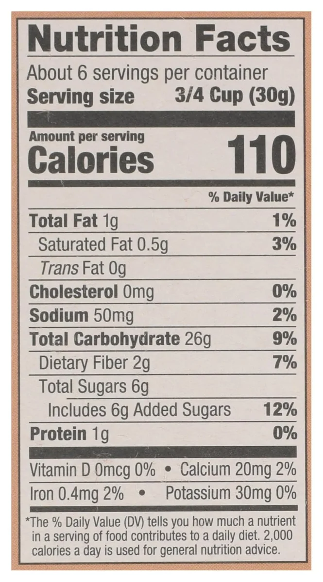 Lovebird Cereal Organic Grain Free Cinnamon - 7 oz