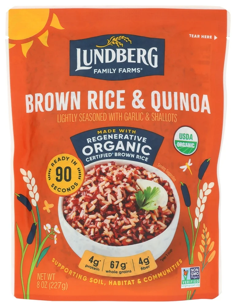 Lundberg Organic Rice Pilaf, Whole Grain Brown Quinoa - 8 oz