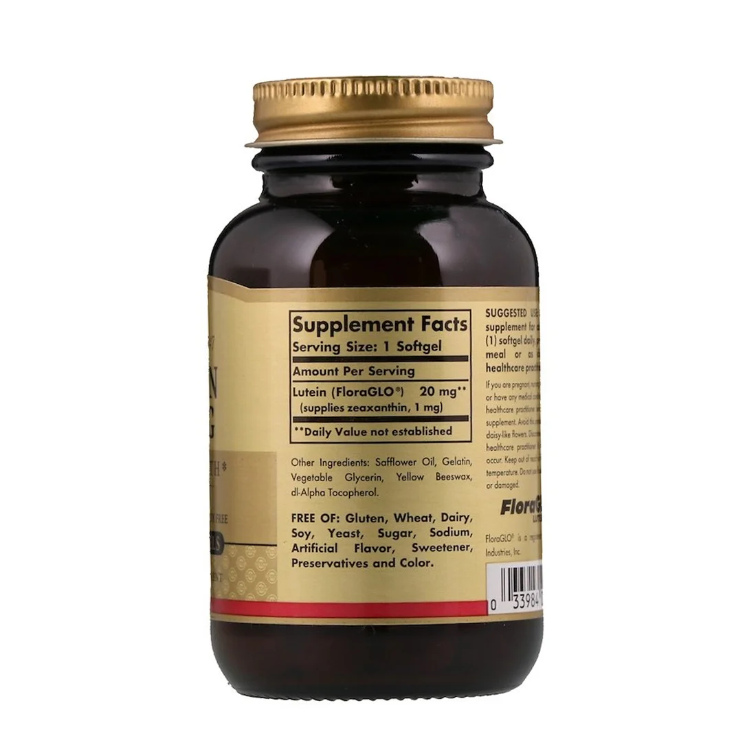 Solgar Lutein - 40 mg - 30 Softgels