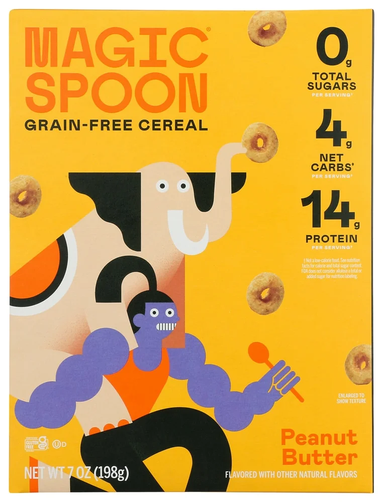 Magic Spoon Grain-Free Protein Cereal, Peanut Butter - 7 oz
