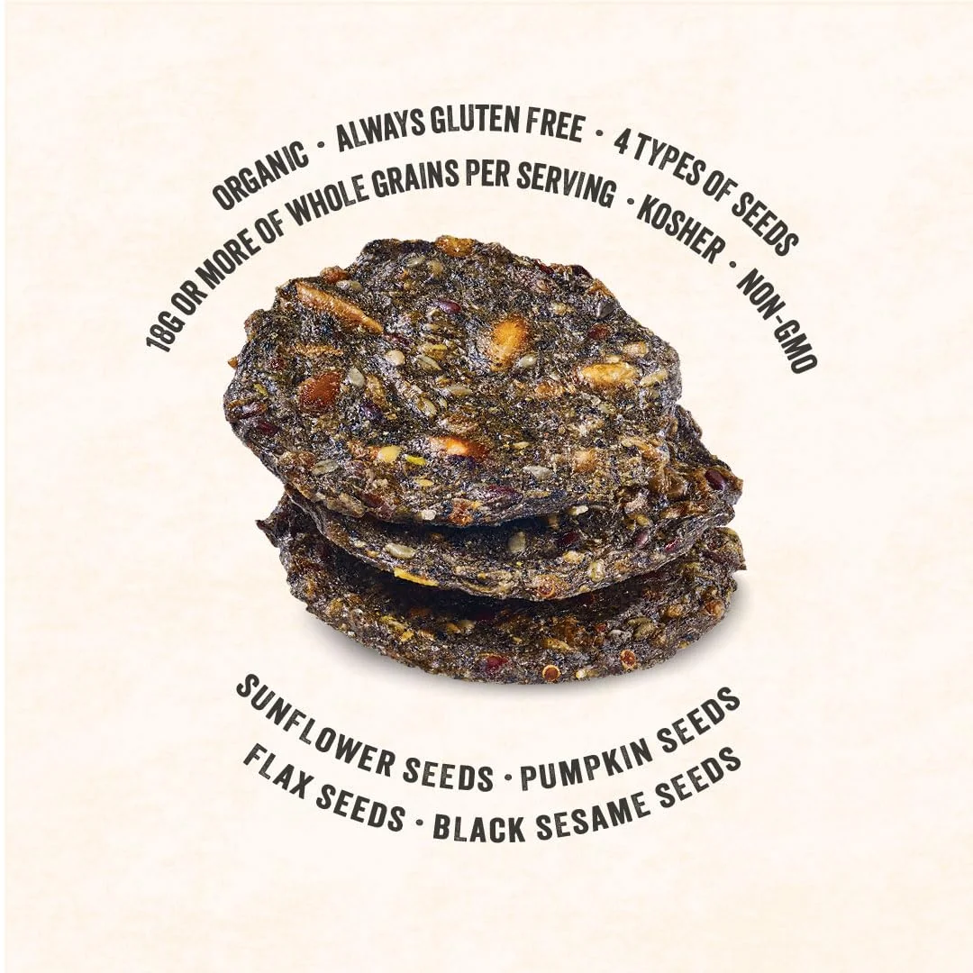 Mary's Gone Crackers Organic Super Seed Crackers, Seaweed & Black Sesame - 4 oz