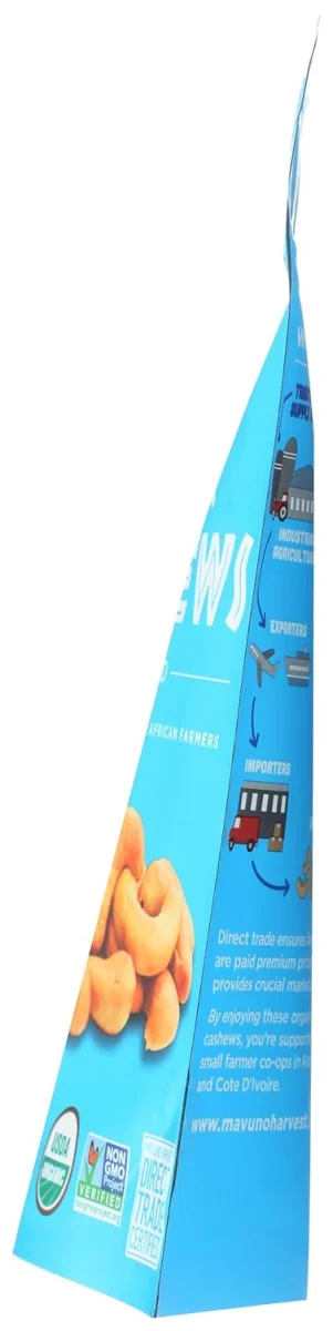 Mavuno Harvest Organic Roasted Cashews - 4 oz