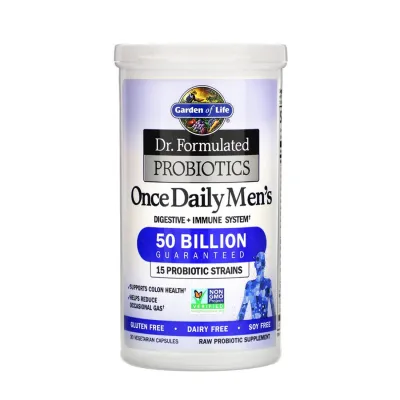 Garden of Life Dr. Formulated Probiotics Once Daily Men's - 50 billion - 30 Vegetarian Capsules