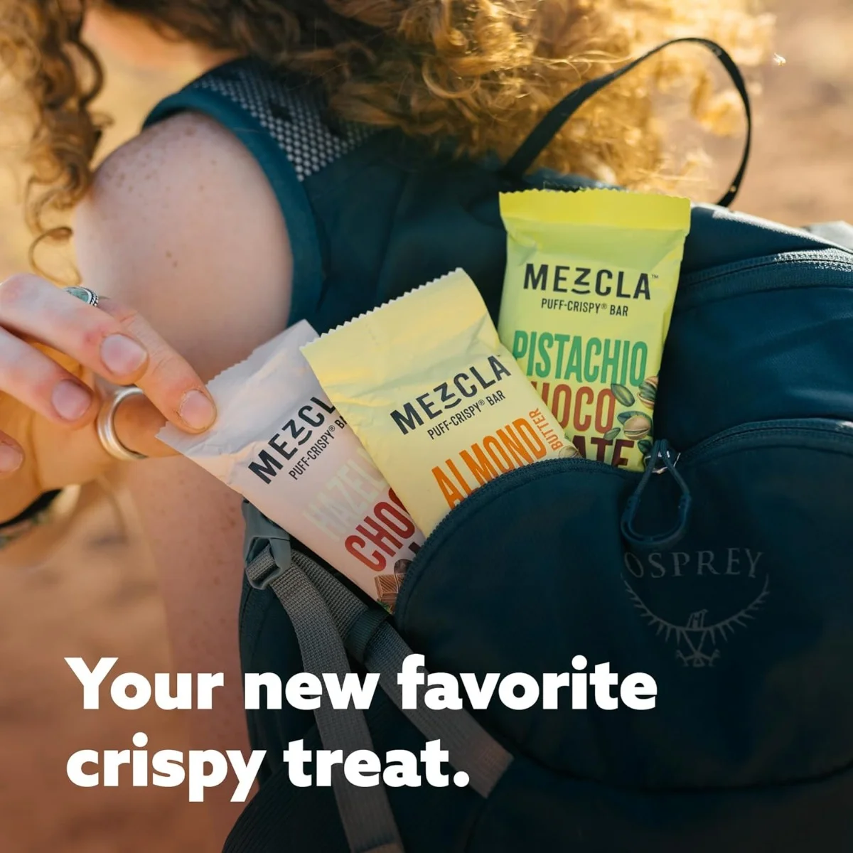 Mezcla Puff Crispy Protein Bar, Almond Butter Chocolate