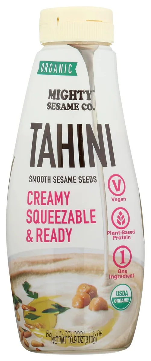 Mighty Sesame Co. Organic Tahini, Squeezable Creamy & Ready Paste - 10.9 oz