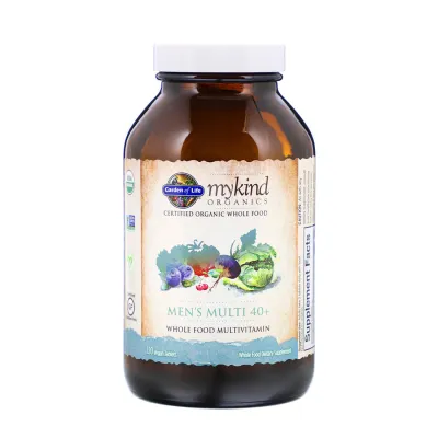Garden of Life Organics Men's Multi 40 Plus - 120 Vegan Tablets