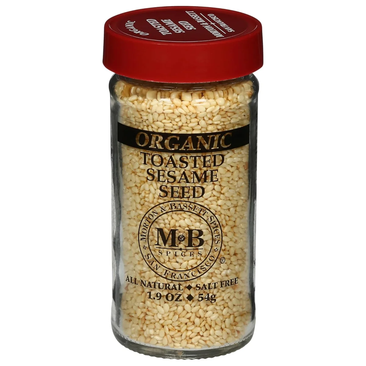 Morton & Bassett Organic Toasted Sesame Seed - 1.9 oz