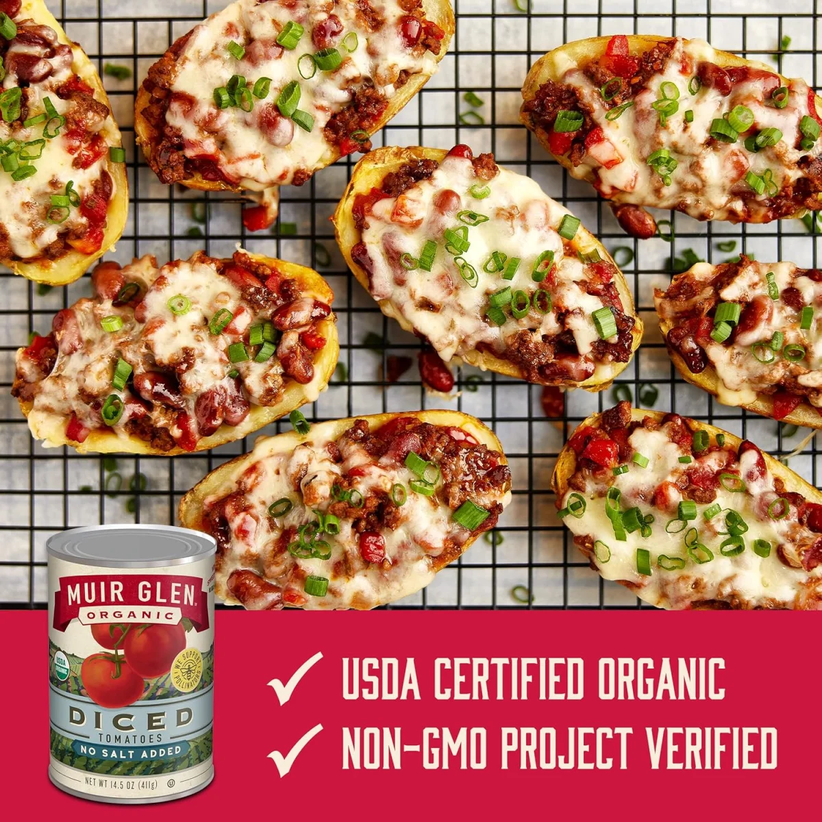 Muir Glen Organic Diced Tomatoes, No Salt Added - 14.5 oz