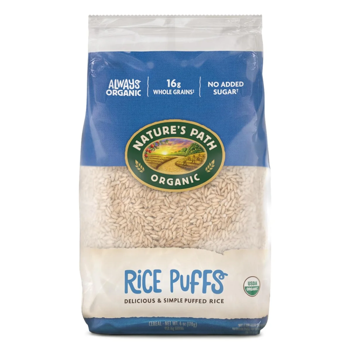 Nature's Path Organic Rice Puffs Cereal - 6 oz