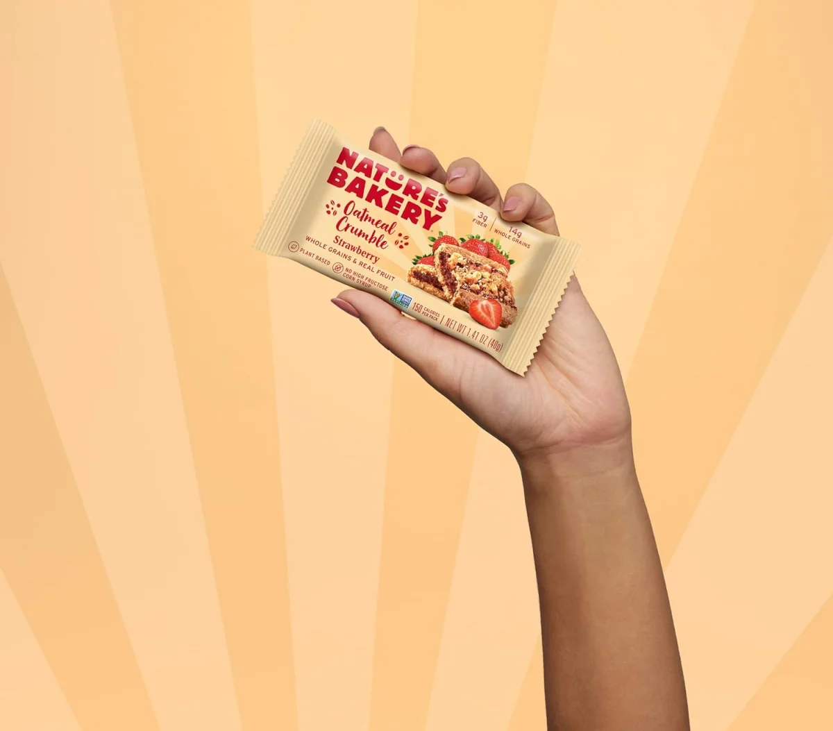 Nature's Bakery Oatmeal Crumble Strawberry Bar - 1.41 oz