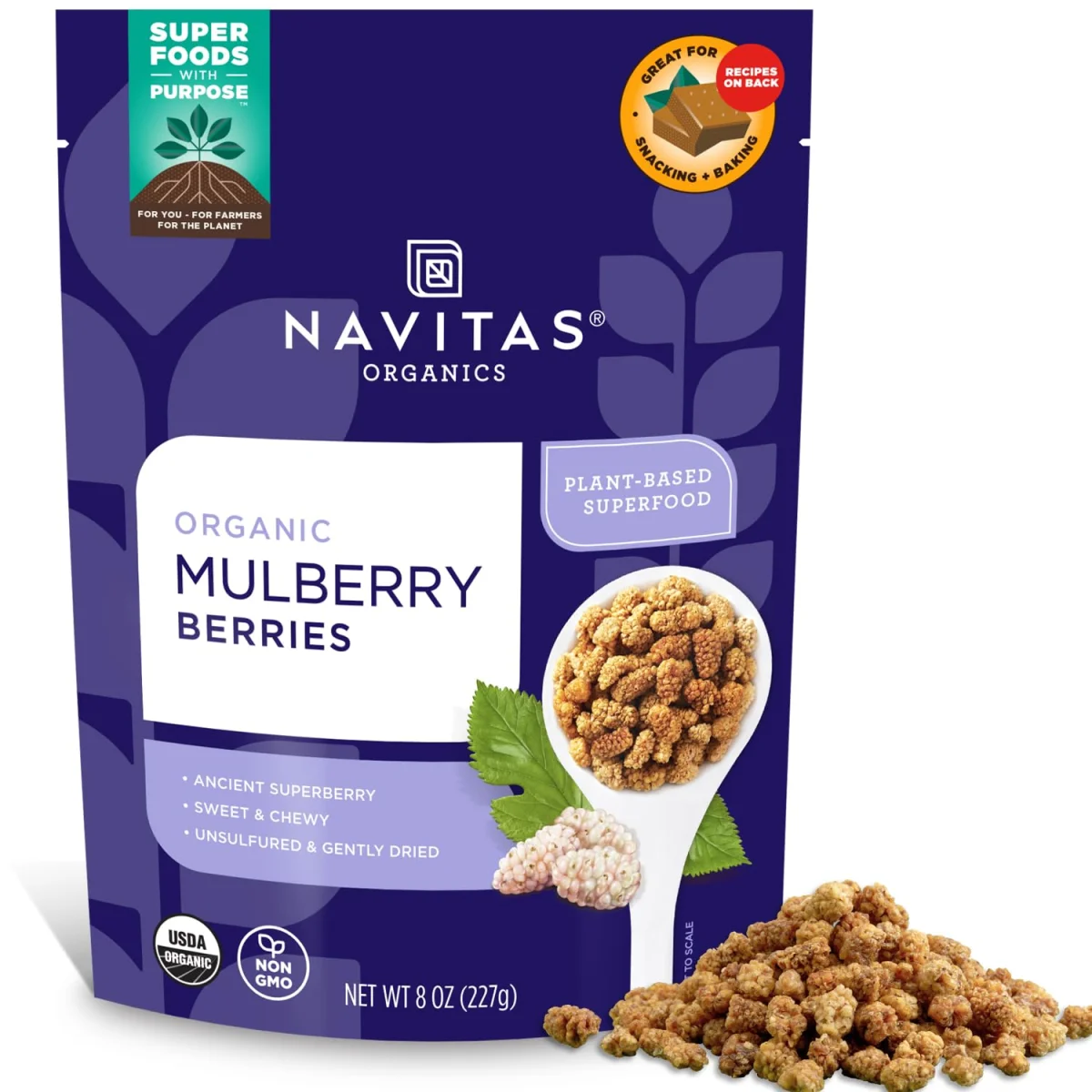 Navitas Organics Mulberries - 8 oz