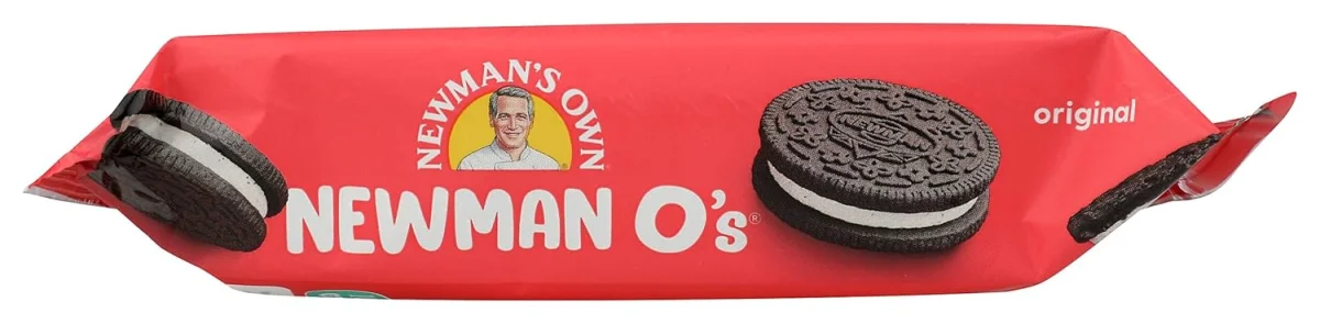 Newman's Own Newman O's Cookies, Chocolate with Vanilla Creme - 13 oz