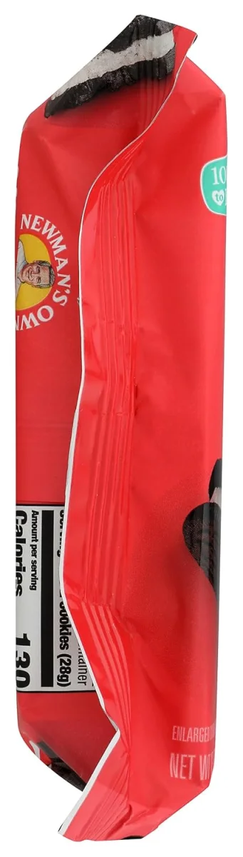 Newman's Own Newman O's Cookies, Chocolate with Vanilla Creme - 13 oz