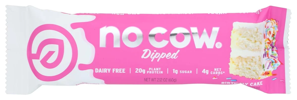 No Cow Protein Bar, Birthday Cake - 20 g