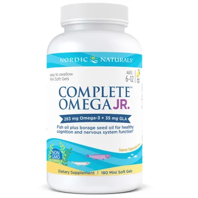 Nordic Naturals Complete Omega Junior Lemon - 500 mg - 180 Softgels