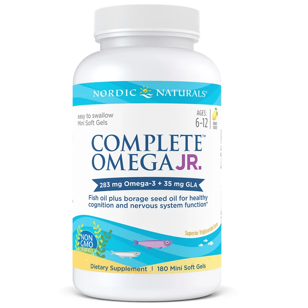 Nordic Naturals Complete Omega Junior Lemon - 500 mg - 180 Softgels