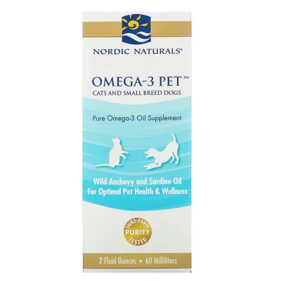 Nordic Naturals, Omega-3 Pet™, For Small Dogs and Cats , 2 fl oz (60 ml)