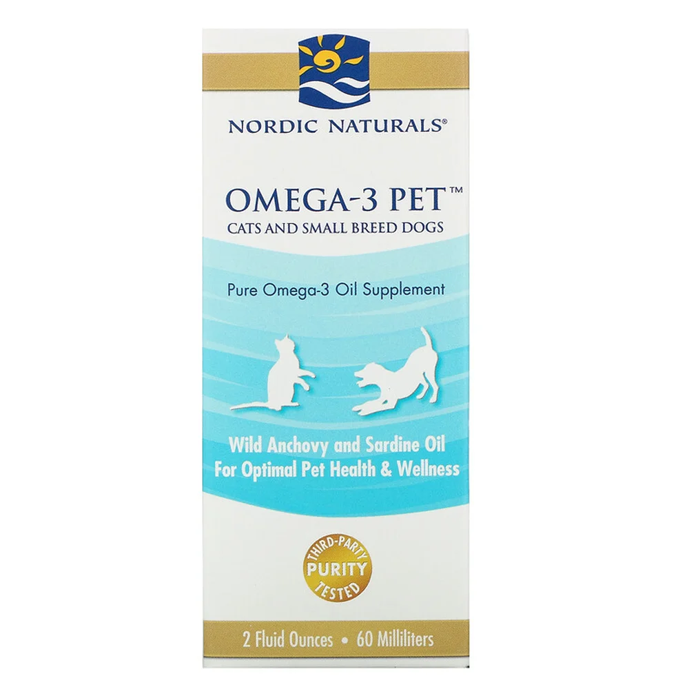 Nordic Naturals, Omega-3 Pet™, For Small Dogs and Cats , 2 fl oz (60 ml)