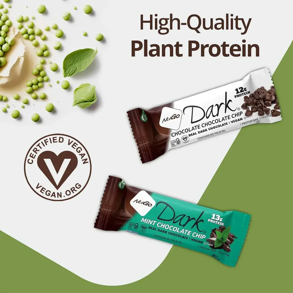NuGo Nutrition Bar Dark Chocolate Pretzel