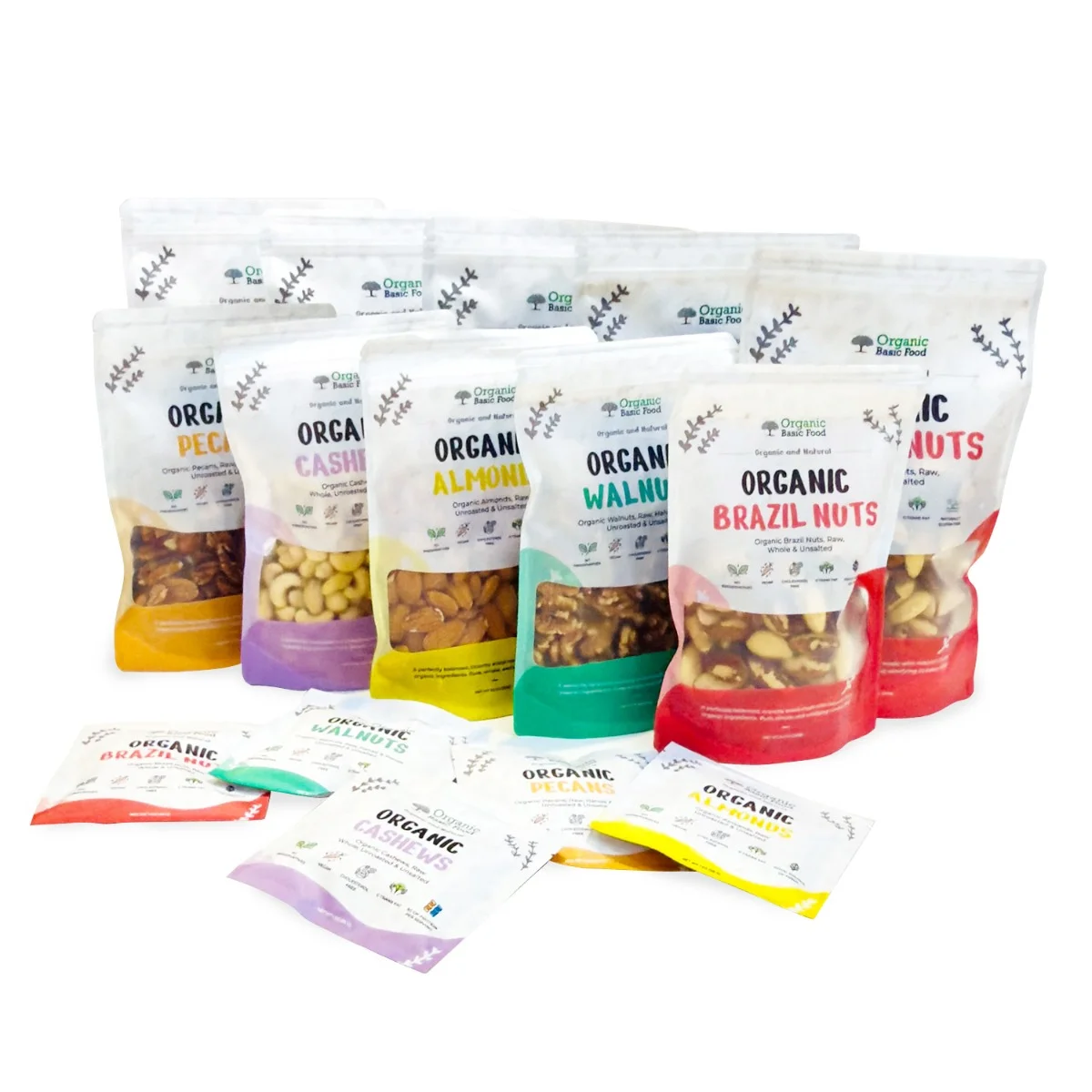 Organic Almonds, Raw, Unroasted & Unsalted | Non-GMO | Vegan | Gluten-Free - 1 oz