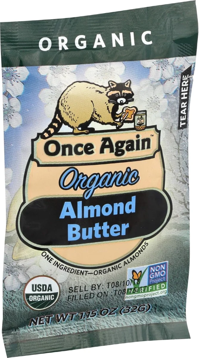 Once Again Organic Creamy Almond Butter, Non-GMO - 1.15 oz